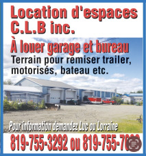 Location d'espaces CLB inc.
