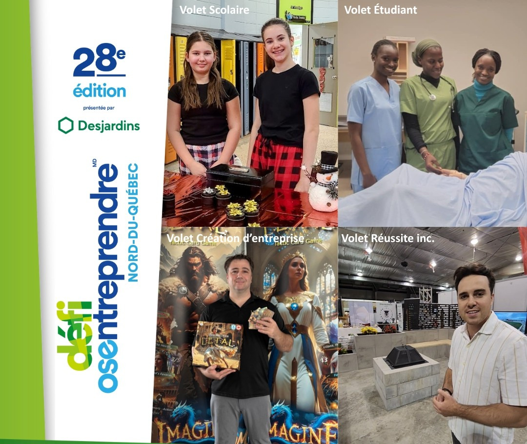 28e édition du Défi OSEntreprendre Nord-du-Québec 